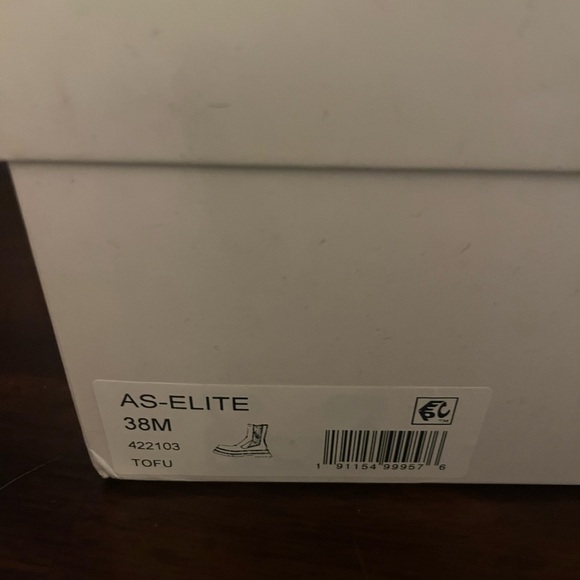 New ASH Elite Tofu Off-White Leather Platform Chelsea Womens Boots - Size 38 - Picture 7 of 8